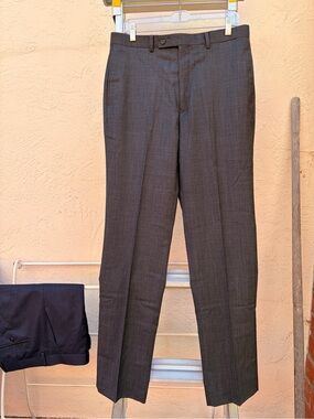 NWT Claiborne Men's Dark Gray Dress Pants 32/34